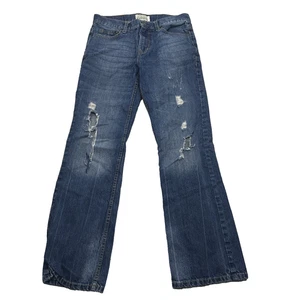 Stivaletto Aeropostale Jeans Uomo 30x30 Blu Driggs Slim Anticato - Foto 1 di 10