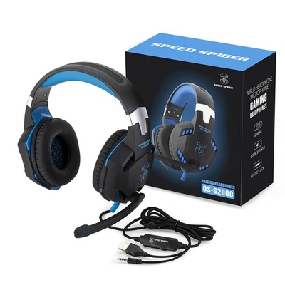 Gaming Headset Gaming Kopfhörer mit Mikrofon HD Stereo LED für PS4 PC Xbox One - Bild 1 von 4