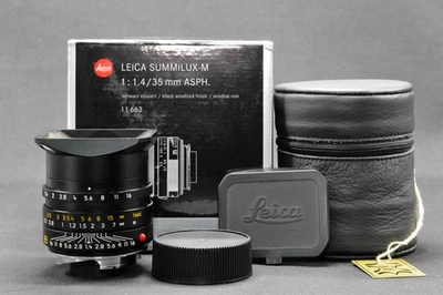 Obiettivo Leica Summilux-M 1.4/35 mm ASPH. FLE 6bit #11663 con scatola originale - PUNTO ROSSO K - Immagine 1 di 4
