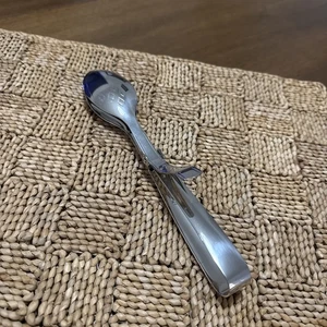 Pampered Chef groß 9 1/2 #034; Doppellöffel Edelstahl Salatzange nicht mehr produziert - Bild 1 von 14