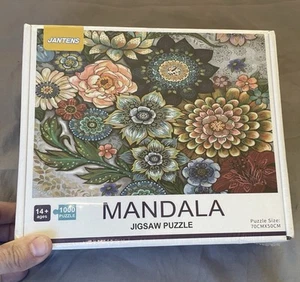 JANTENS, Rompecabezas Mandala 70 CM X 50 CM, 1000 Piezas Nuevo Sellado de Fábrica - Imagen 1 de 3