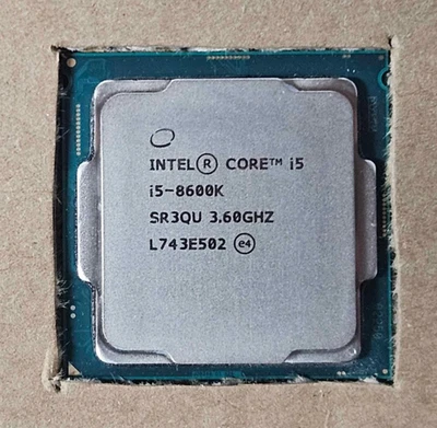 Procesador Intel BX80684I58600K Core i5 8600K 3,6 GHz LGA 1151 hexa-core Foto 1 de 2