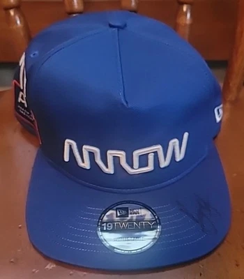 Kyle Larson 2025 Indy 500 New Era 19Twenty Hat IndyCar Signed - Image 1 of 4