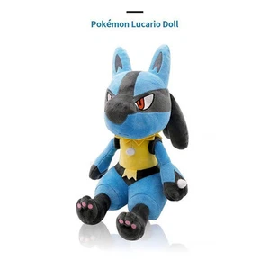 Pokemon Lucario 13" Plush  Stuffed Animals Soft Doll Toy ,Gift For Kids Plushies - Picture 1 of 3