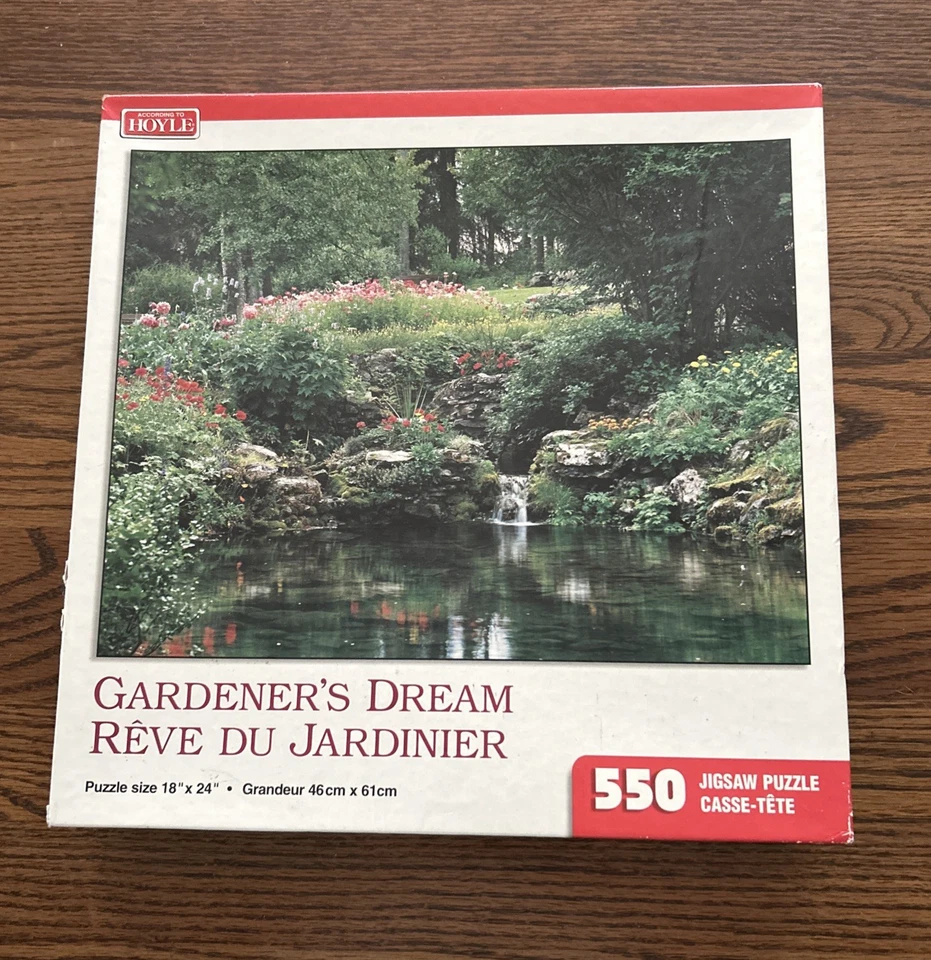Rompecabezas Gardener's Dream Reve Du Jardinier Hoyle 550 piezas 18" x 24" nuevo en caja Foto 1 de 2