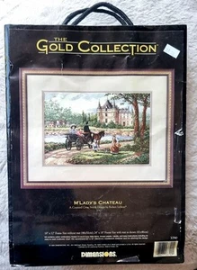 Dimensions Gold Collection Counted Cross Stitch Kit M'LADY'S CHATEAU 3790 NEW - Picture 1 of 4