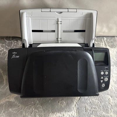 Fujitsu fi-7160 Color Scanner Tested Works Great With Trays - Image 1 of 4