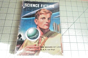 ASTOUNDING SCIENCE FICTION  4/50 PULP ERA SF DIGEST L. RON HUBBARD "GREED" - Picture 1 of 3