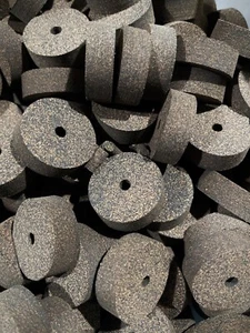 Cork Rings Large Rubberized 11/2” x 1/2" x 1/4” 10 Rings, Free U.S. shipping! - Picture 1 of 1