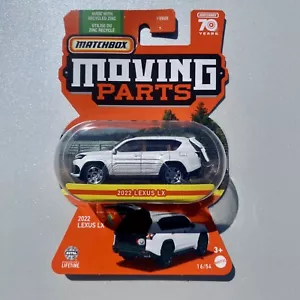 Matchbox Moving Parts 2022 Lexus LX 1:64 Diecast SUV #16 White - Picture 1 of 3