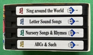 Rusty & Rosy 4 VHS Boxset + FREE DVDs - Education-Waterford Early Reading - Picture 1 of 3