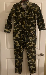 Thrill Camo Drawstring Jumpsuit Size Medium - Picture 1 of 5