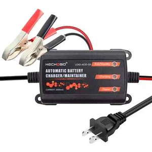 12v 2A Battery charger Trickle Charger for lawn mower battery motorcycle c - Picture 1 of 7