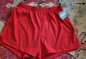 NEW NWT Juniors Red Soffe authentic short sports cheer size XL comfy classic - Picture 1 of 2
