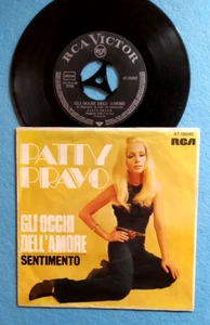 PATTY PRAVO Gli Occhi Dell'amore / Sentimento 45 GIRI Germany RCA VICTOR 1968 - Foto 1 di 2