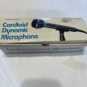 VINTAGE Realistic Radio Shack Professional Cardioid Dynamic Microphone 33-1073A - Picture 1 of 6