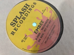 Embee ‎– Niceness / My My My  ---  12" (1994 Jungle / drum n bass) - Picture 1 of 3