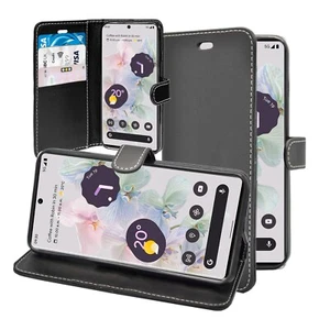 For Google Pixel 6 Pro Flip Book Wallet Folio PU Leather  Gel Phone Case Cover - Picture 1 of 36