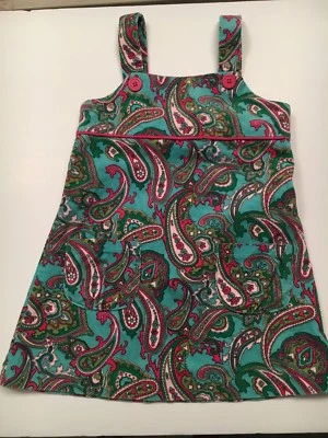 Hartstrings teal Paisley Corduroy jumper size 5 - Image 1 of 4