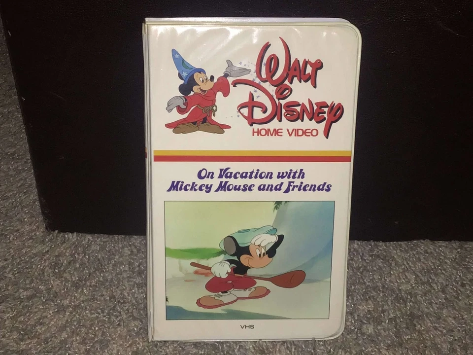 Walt Disney On Vacation With Mickey Mouse And Friends VHS 20VS Vintage RARE Foto 1 de 4