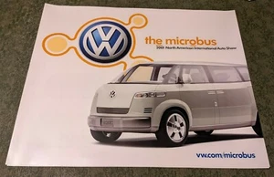 2001 Volkswagen Microbus North American International Auto Show Detroit Poster - Picture 1 of 6