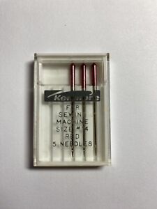 kenmore sewing machine needles size #14 partial box of 3 red needles
