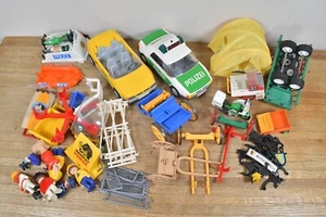 Lot of Playmobil Parts & Pieces Wheeled Things Cars Fence etc - Picture 1 of 13