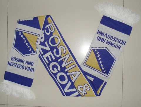 Bosnia Soccer Scarf Cover