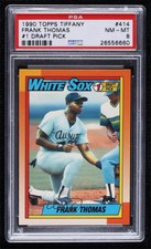 1990 Topps Box Set Collector's Edition (Tiffany) Frank Thomas PSA 8 Rookie RC