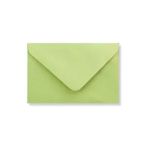 62 x 94 limettengrün perlmuttfarbener Visitenkartenumschlag | gummiert | 120 gm V-Klappe - Bild 1 von 3