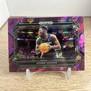 2023 Panini Prizm Draft Picks #8 Adama Sanogo RC Variation Purple Ice /149 - Picture 1 of 2