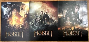 The Hobbit 3 Series Movie PROGRAMS SET OF 3 FILMS Japan Martin Freeman, Jackson - Picture 1 of 20
