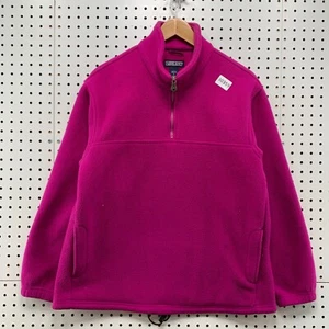 Vintage Lands’ End 1/4 Zip Pullover Sweatshirt Womens Small Fuchsia 22x26.5 - Picture 1 of 16