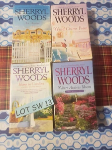 SHERYL WOODS - LOT OF 4 PAPERBACK BOOKS - LOT 13 - SEE PHOTOS FOR TITLES - Picture 1 of 2
