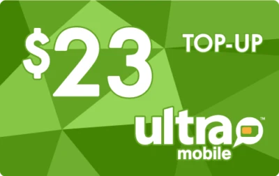 Ultra Mobile  Prepaid $23 Refill Top-Up Prepaid Card ,PIN / RECHARGE  - Image 1 of 2