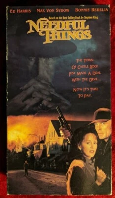 Needful Things (VHS, 1993) 90s Horror - Max Von Sydow - Tested (Screenshot) - Image 1 of 4