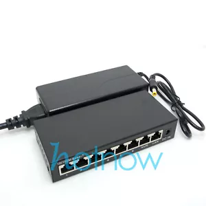 DSLRKIT 250M 8 Ports 6 PoE Switch Injector Passive Power Over Ethernet 52V 90W - Picture 1 of 6