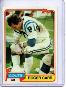 1981 Topps #245 Roger Carr Baltimore Colts - Bild 1 von 2