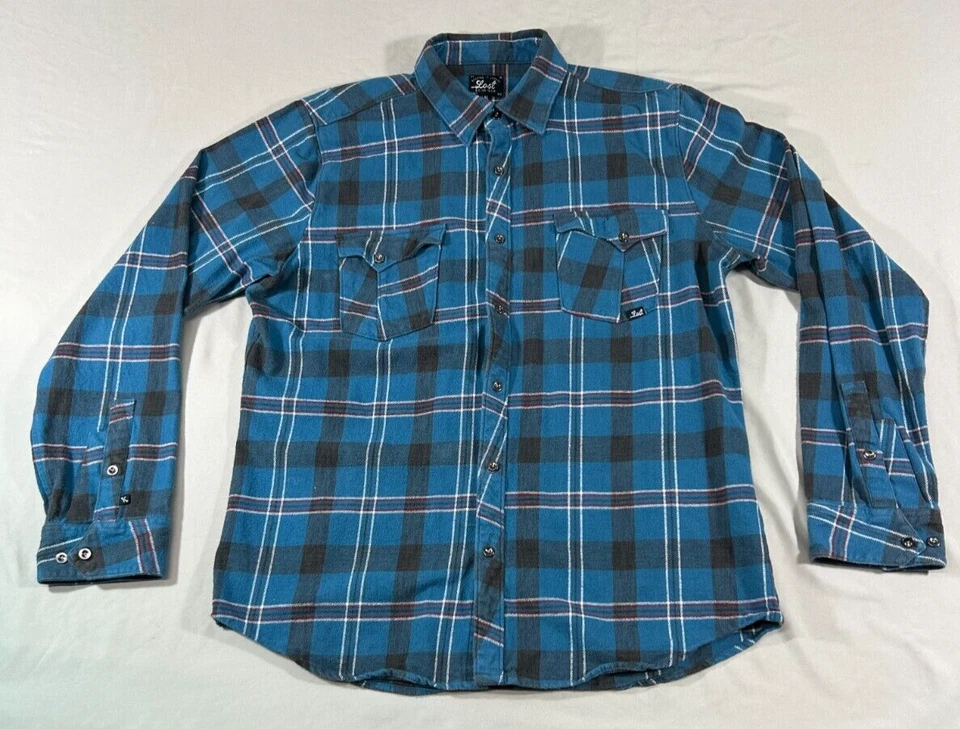 Camisa informal de manga larga con botones Lost Keeping It Unreal para hombre adulto talla X grande Foto 1 de 4