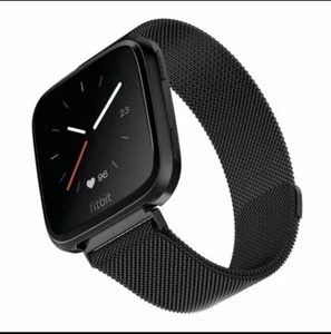 Black Stainless Steel Mesh Band For Apple Watch 42mm/44mm - Picture 1 of 3