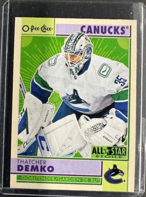 2022-23 UD O-Pee-Chee OPC Retro All-Stars #527 Thatcher Demko - Image 1 of 2