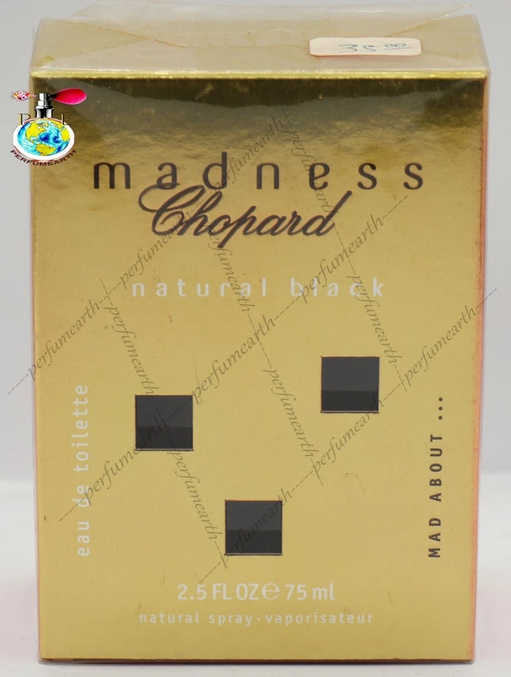 Spray Edt negro natural Madness by Chopard 2,5 oz/75 ml nuevo en caja dañada igual Foto 1 de 1