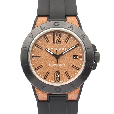 Reloj Pulsera BVLGARI Diagono Magnesio DG41SMC Automático Goma Magnesio Usado Para Hombre Foto 1 de 4