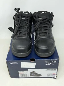 Reebok Bb4500 Composite Toe Eh High Top Work Shoes Black Red Rb4132 Size 8.5 W - Picture 1 of 7