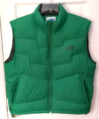 Eastern Mountain Sports EMS Goose Down Puffer Vest Green  Men's Size M Full Zip - Image 1 of 4