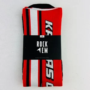 Kansas City Chiefs NFL Football Rock Em Socks L/XL NEW Unused - Picture 1 of 4
