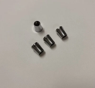 FOR Cadillac VALVE STEM CAPS WHEEL TIRE CHROME - Image 1 of 4