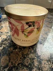 NEW  Bath & Body Works Sweet Berry Peony 3-Wick Candle - Picture 1 of 3