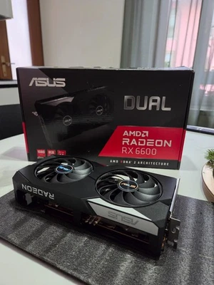ASUS Dual Radeon RX 6600 8GB GDDR6 Scheda Grafica - Immagine 1 di 4