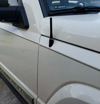 4" Short Black Aluminum Antenna Mast Radio AM/FM for Jeep Commander 2006-2010 - Image 1 of 4